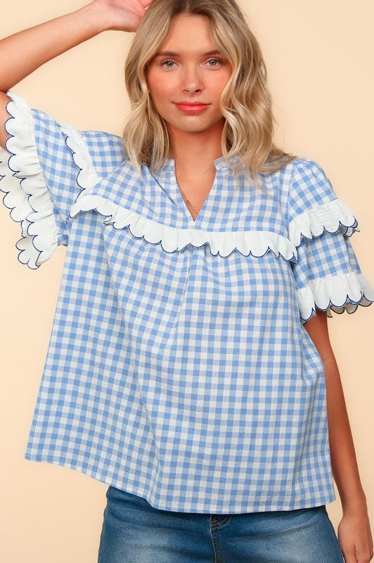 Laurie Gingham Blouse