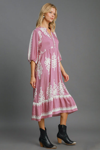 Seraphim Dress in Light Mauve