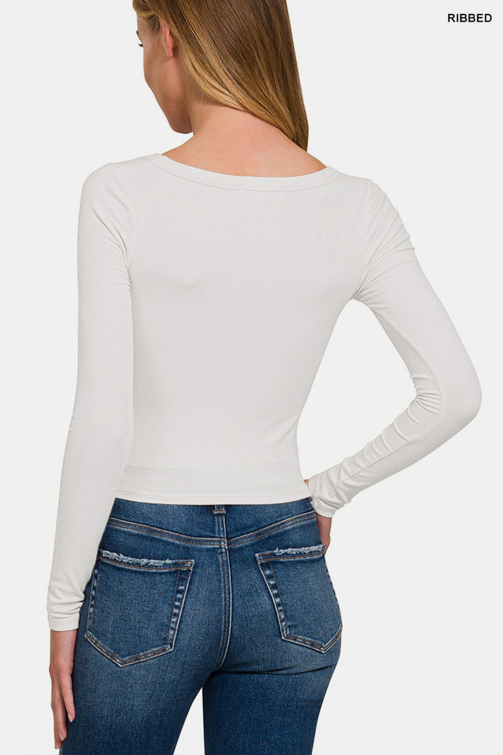 Amber Moon Basics: Reed Top in White