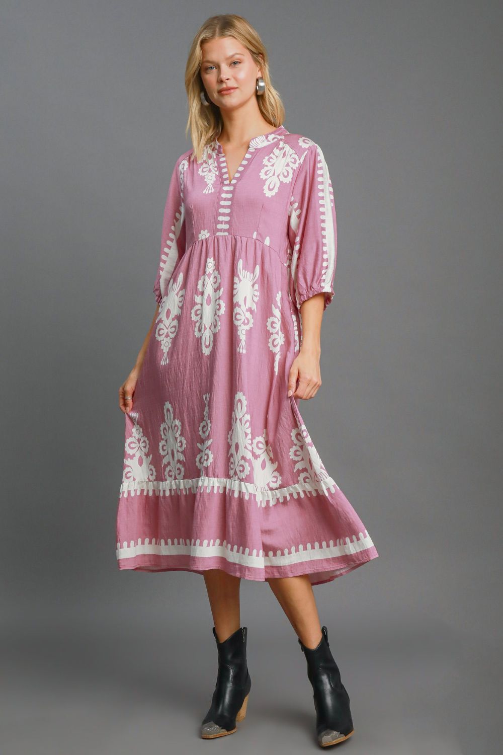 Seraphim Dress in Light Mauve