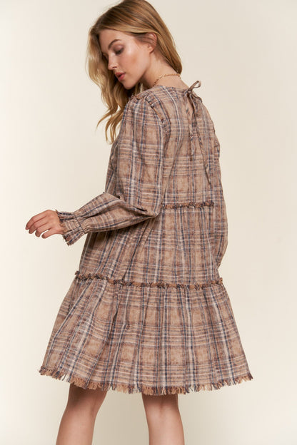 Morgan Plaid Dress