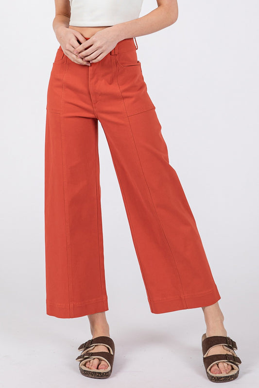 Cinnamon Cropped Pants