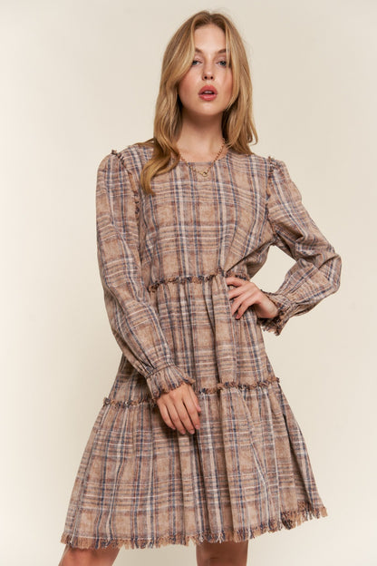 Morgan Plaid Dress