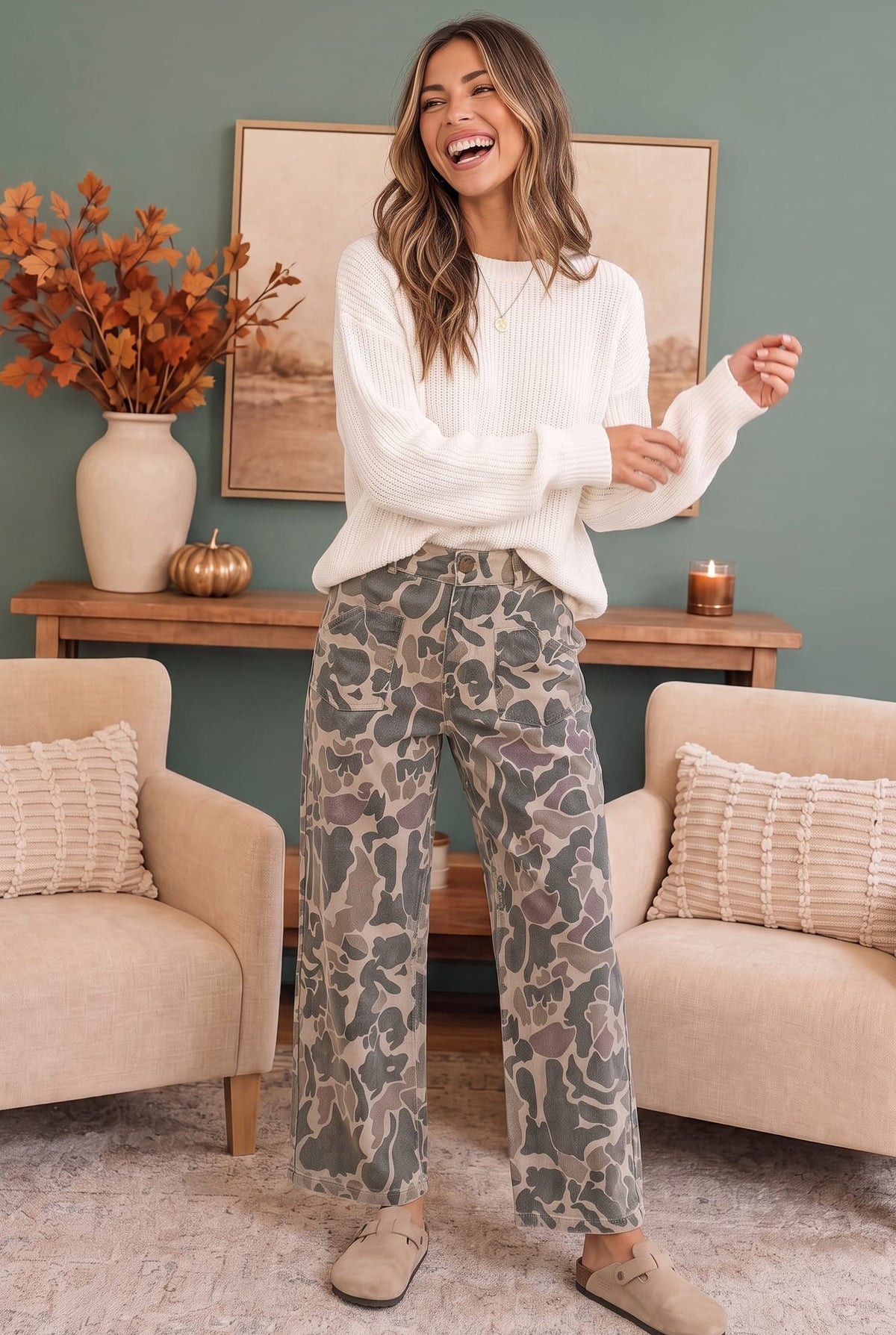 Camo Cargo Pants