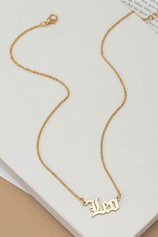 Bershka deals zodiac necklace